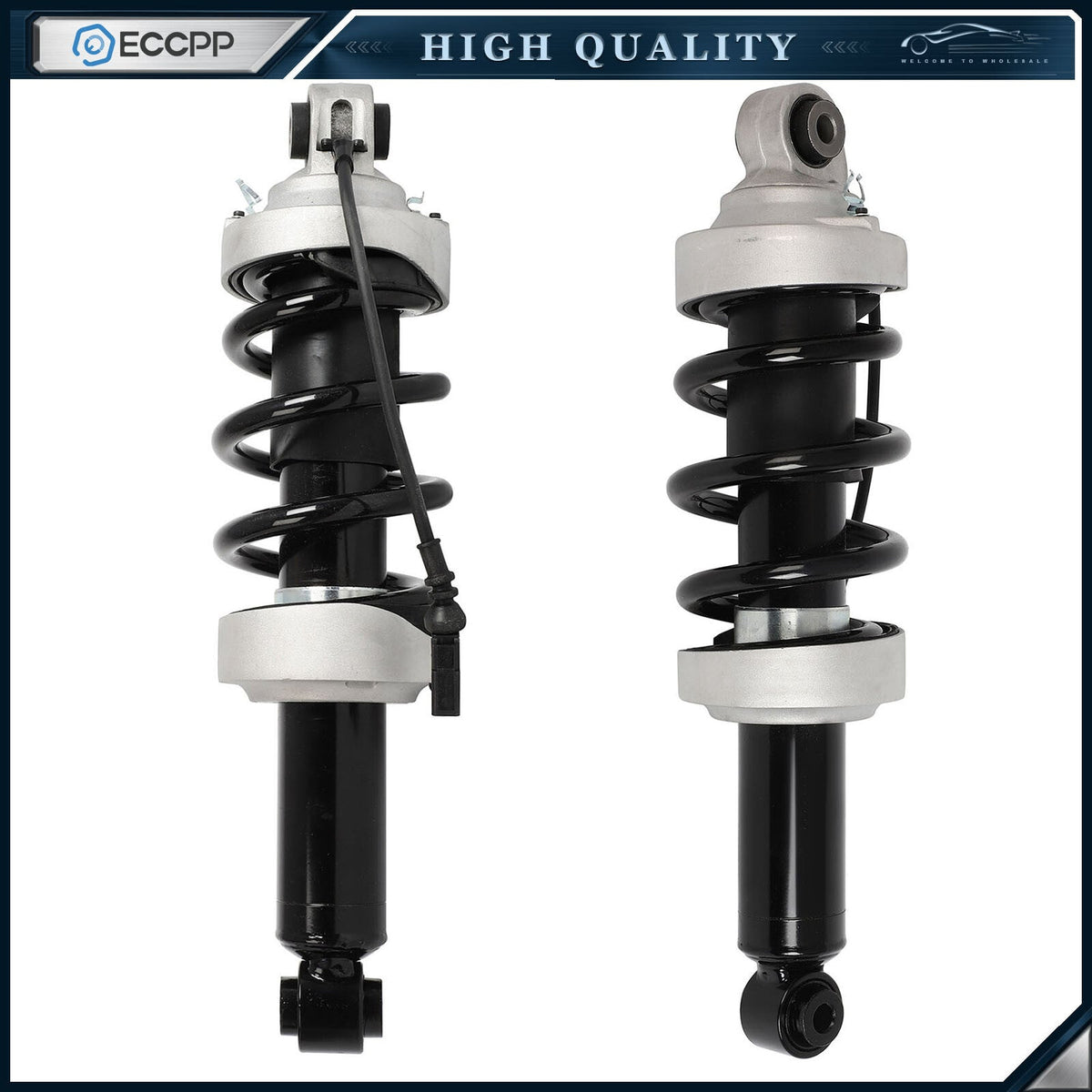 Pair Front Air Suspension Shock Struts MagneRide For 2007-2015 Audi R8 V8 V10 6B93BC-57