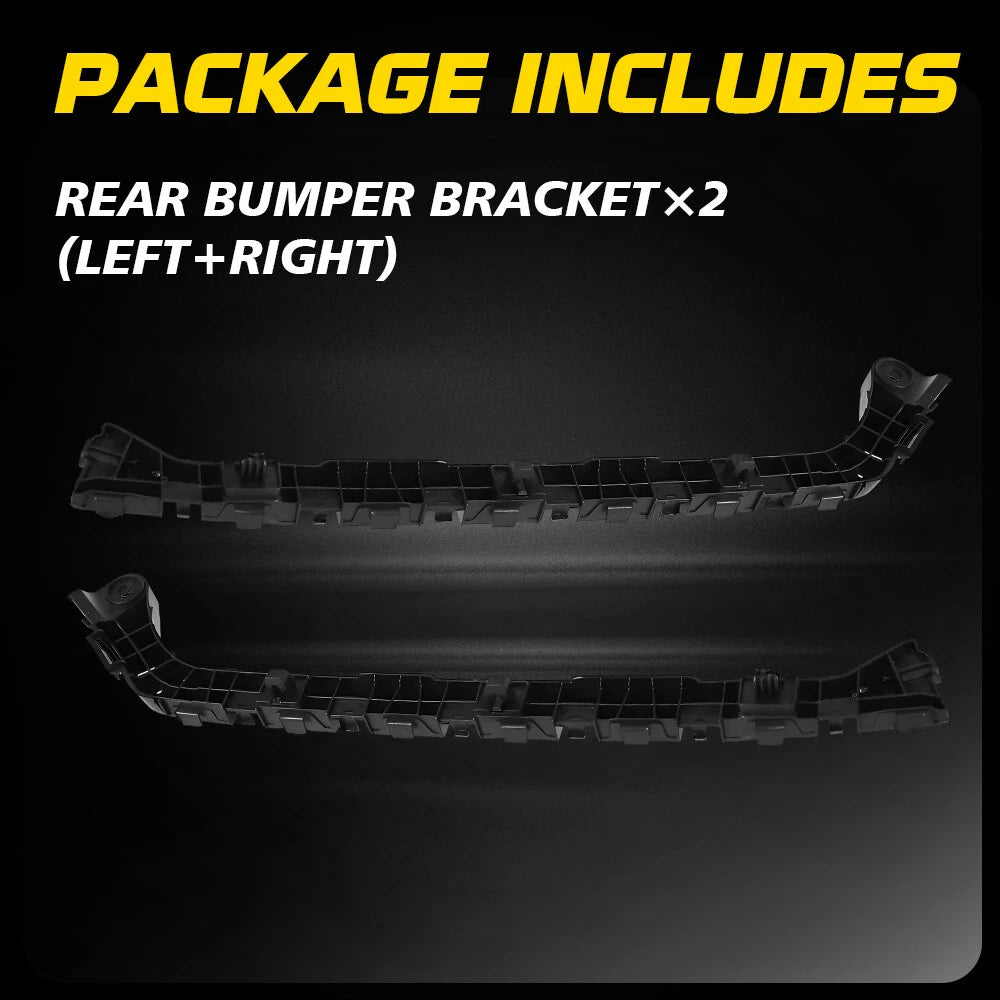 2X Bumper Bracket Set For 2016-2021 Honda Civic Rear Driver and Passenger Side A 6B93BC-57