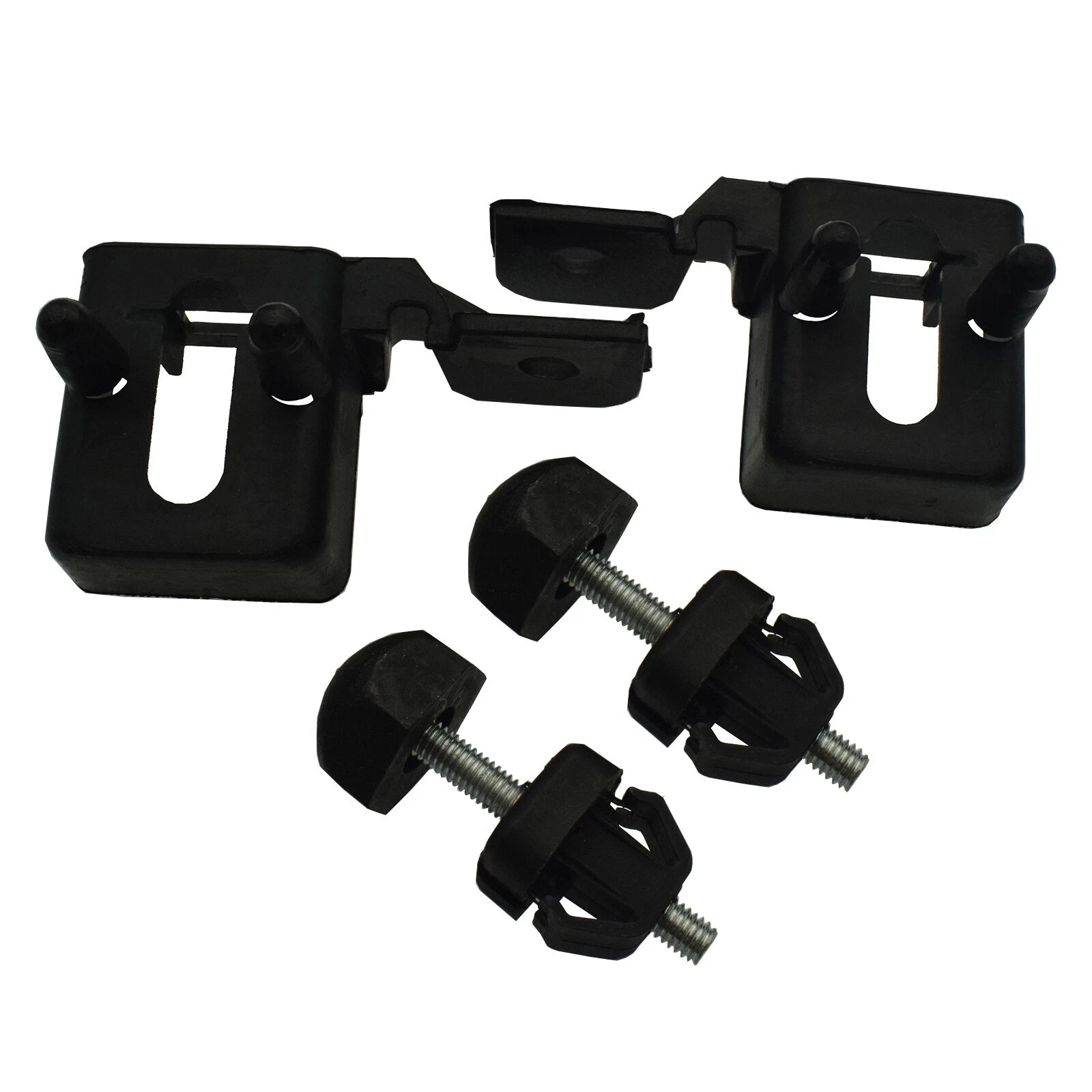For 2013-2020 Ford Fusion MKZ Hood Bumper Stopper Bracket Left Right Set 4PCS 6B93BC-57