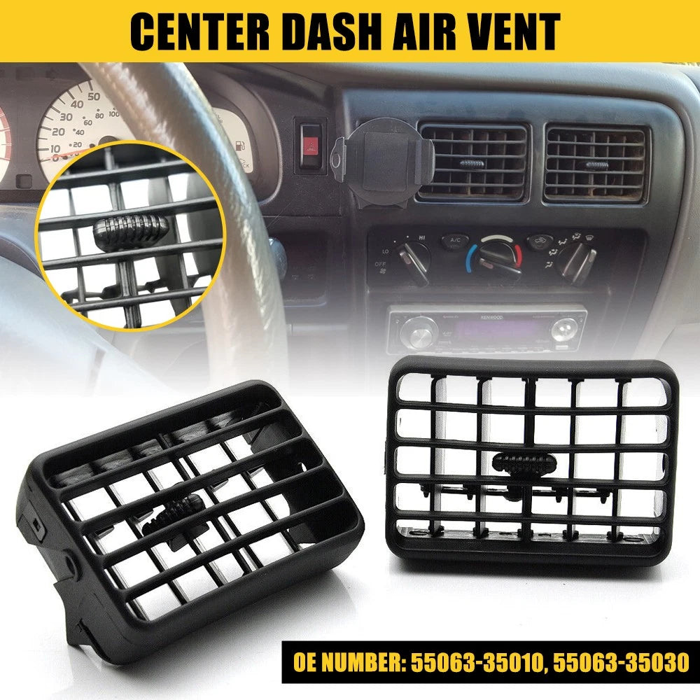 Front Air Grille Center Dash AC Vent Black FOR 1996-02 Toyota Tacoma 4runner EOA 6B93BC-57