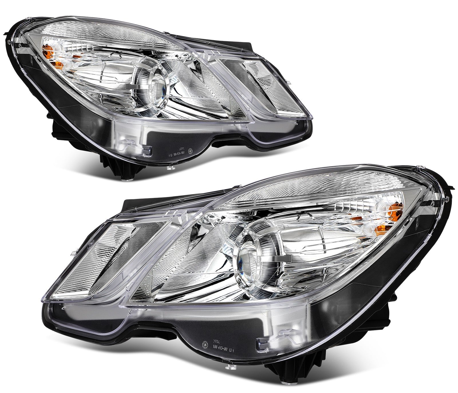 ECCPP Headlights Assembly For Mercedes-Benz E350 E400 E550 2010-2013 Pair Chrome 6B93BC-57