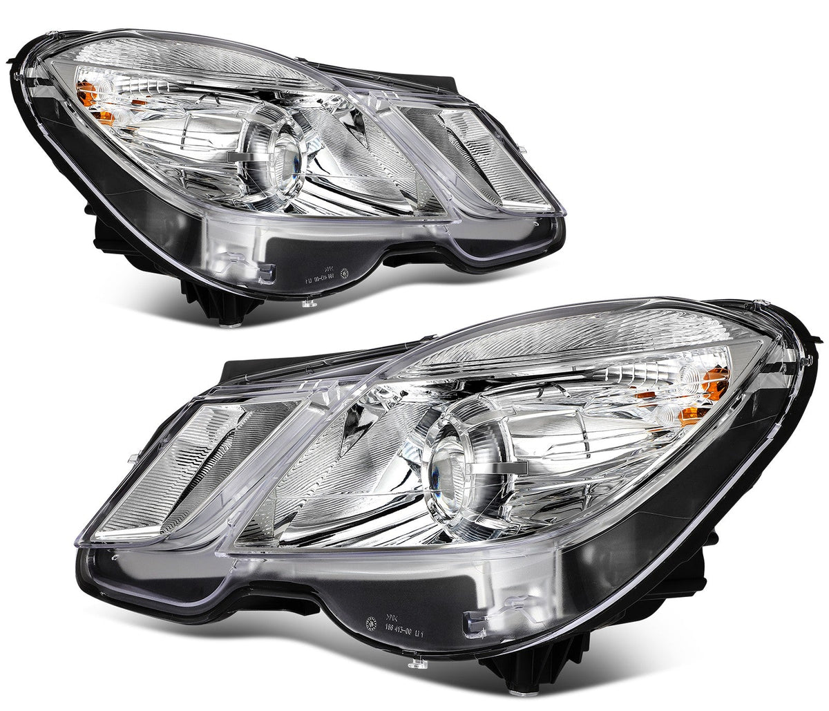 ECCPP Headlights Assembly For Mercedes-Benz E350 E400 E550 2010-2013 Pair Chrome 6B93BC-57