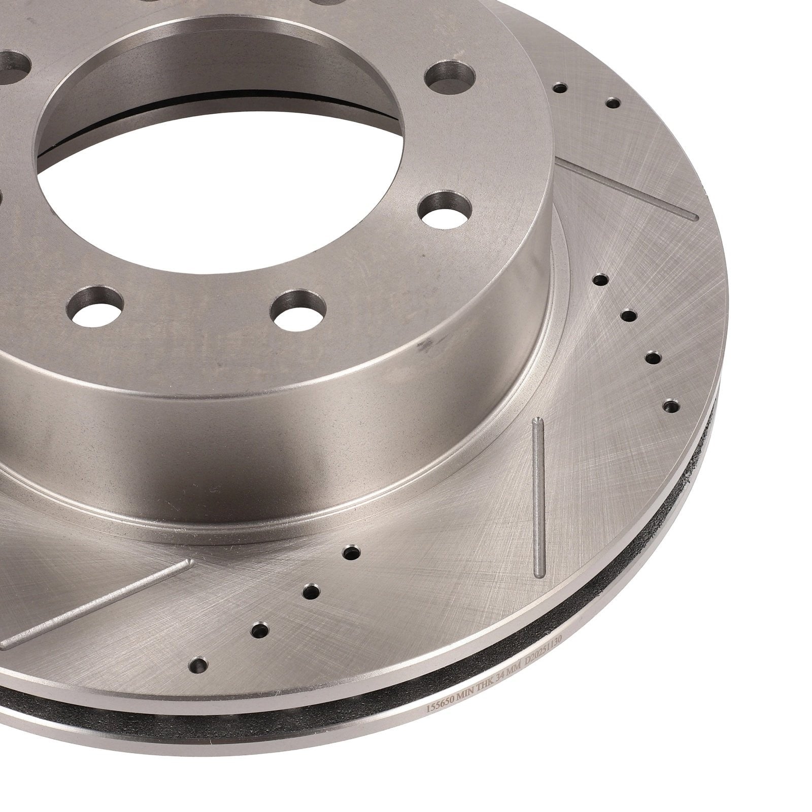 Front Drilled Slotted Brake Rotors For Dodge Ram 1500 2003 - 2008 Dodge Ram 3500 KOEEP