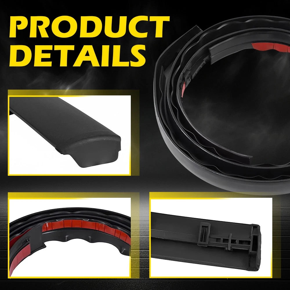 For 2005-2015 Toyota Tacoma Double Cab 2pcs Roof Drip Trim Molding Left Right EA 6B93BC-57