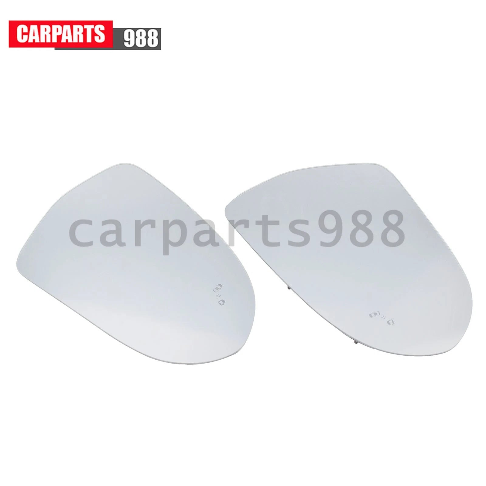 Pair LH & RH Rearview Heated Mirror Glass w/ Blind Spot for Kia Niro 2016-2021 6B93BC-57