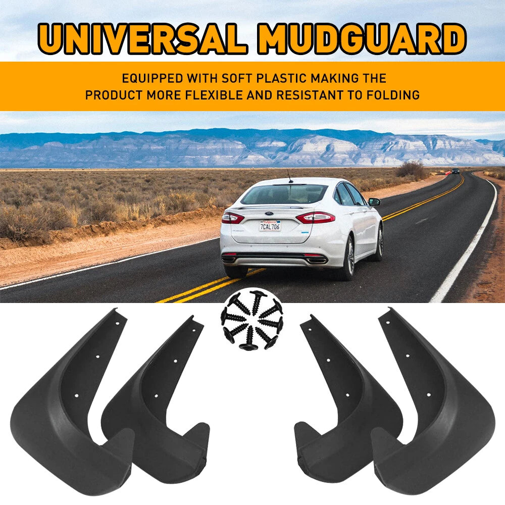 4x Car Accessories Universal Front Rear Mud Flap Flaps Splash Guard Mudguards EA 6B93BC-57