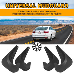 4x Car Accessories Universal Front Rear Mud Flap Flaps Splash Guard Mudguards EA 6B93BC-57