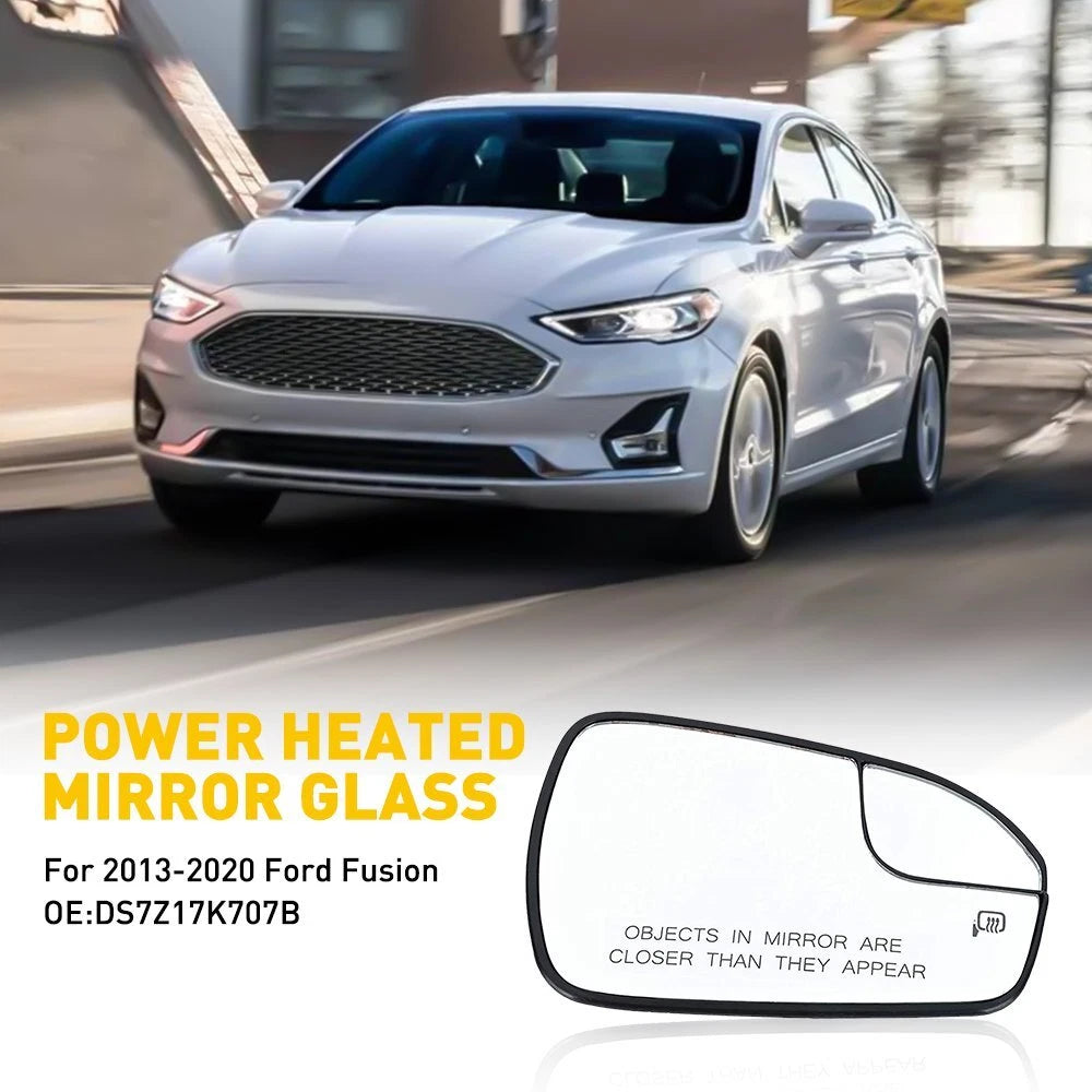 Right Side Power Heated Mirror Glass For 2013-2020 Ford Fusion DS7Z17K707B EOA 6B93BC-57