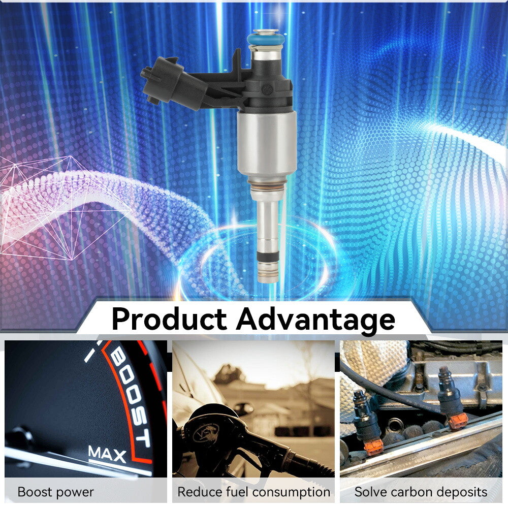 4 Fuel Injectors For Hyundai Veloster for Kia Rio Soul 2012-2017 Accent 2012-18 6B93BC-57