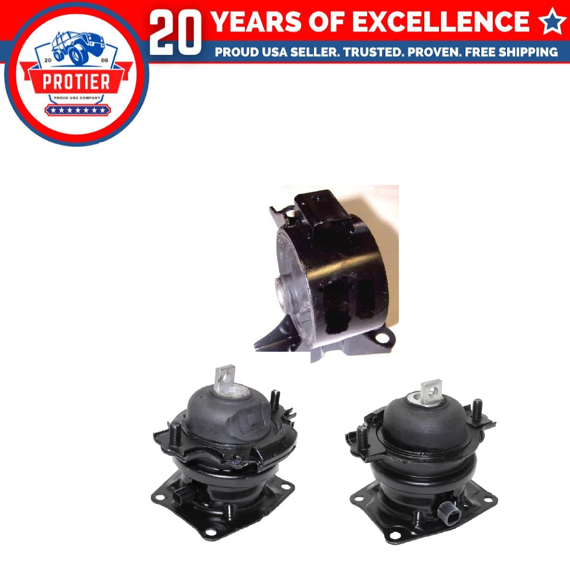 Engine Motor Mount 3PCS for 05-06 Honda Odyssey Touring / EX-L 3.5L i-VTEC 6B93BC-57