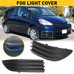 Fog Light Cover Set For 2004-2005 Toyota Front Sienna Left and Right Primed 2PCS 6B93BC-57