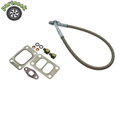 Turbo Oil Feed Line Tube W/ Connectors For Dodge Ram 5.9L For Cummins 12V 89-98 6B93BC-57
