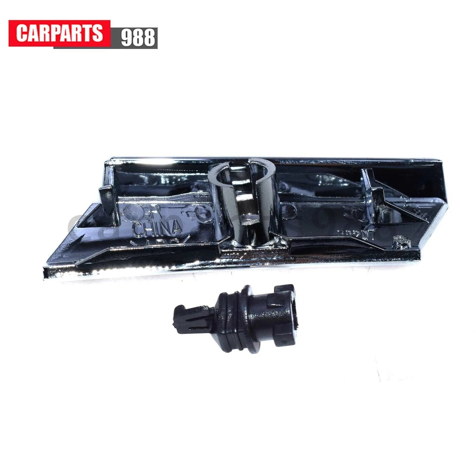 For Lexus GS430 GS350 Right RH Headlight Washer Nozzle Cover Chrome & Black Clip 6B93BC-57