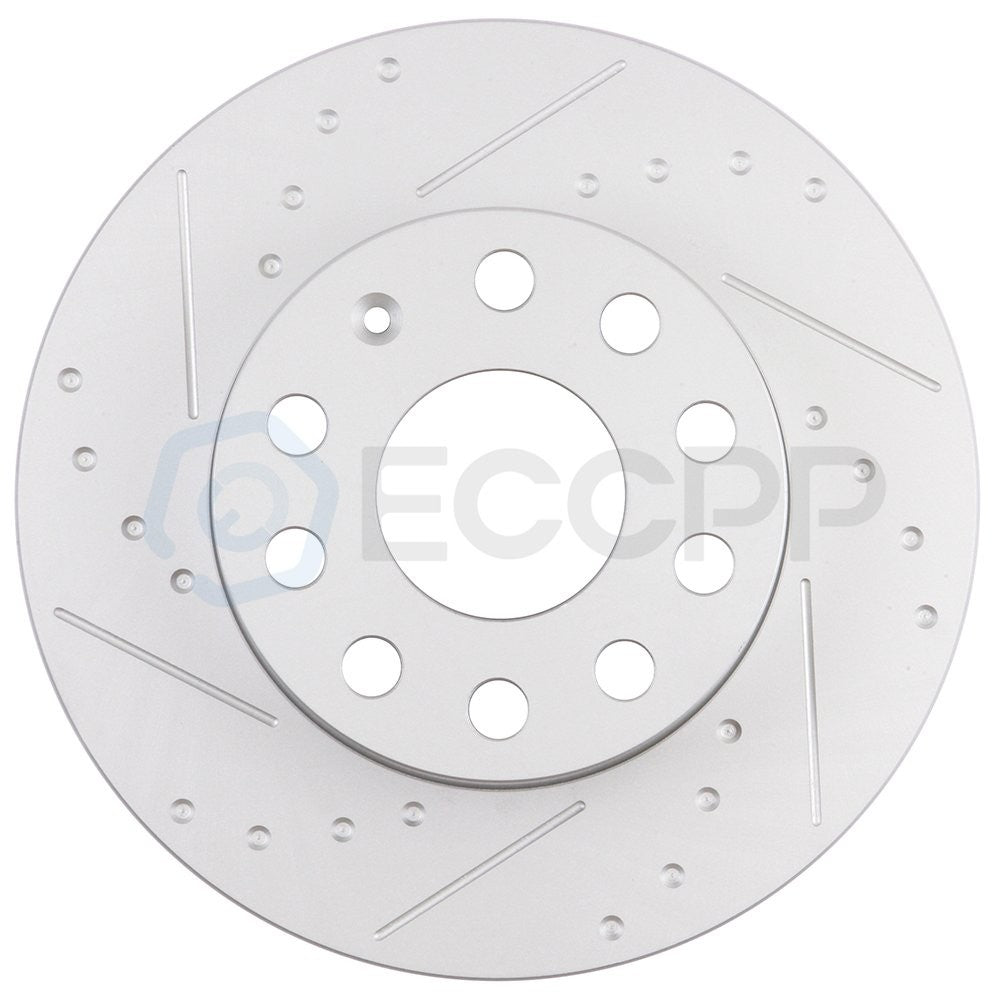 For 2009 Audi 2009 2010 Volkswagen Jetta Front Rear Brake Ceramic Pads + Rotors 6B93BC-57