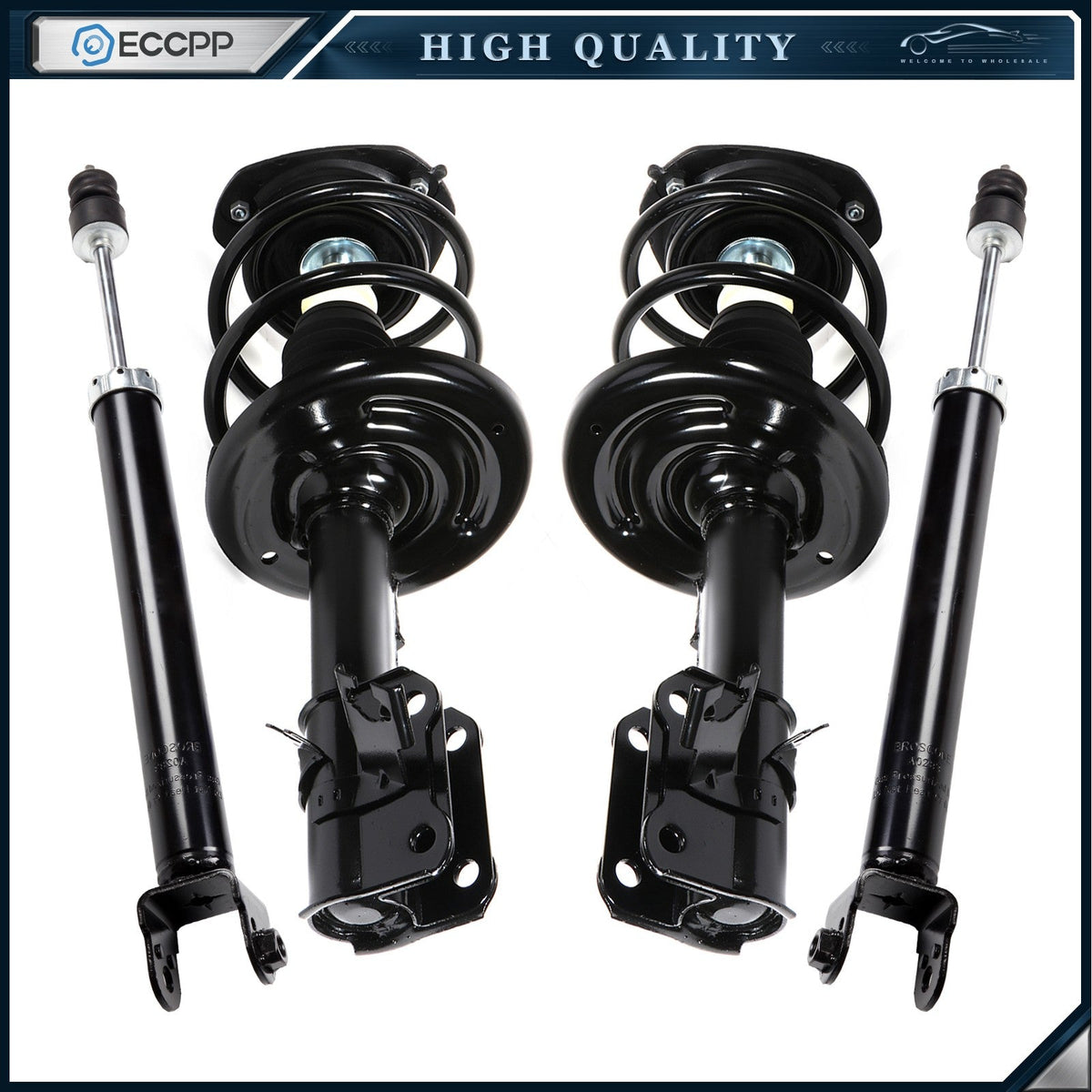 4x Front Complete Struts Mounts Spring Rear Shocks For Nissan Maxima 2009-2014 6B93BC-57