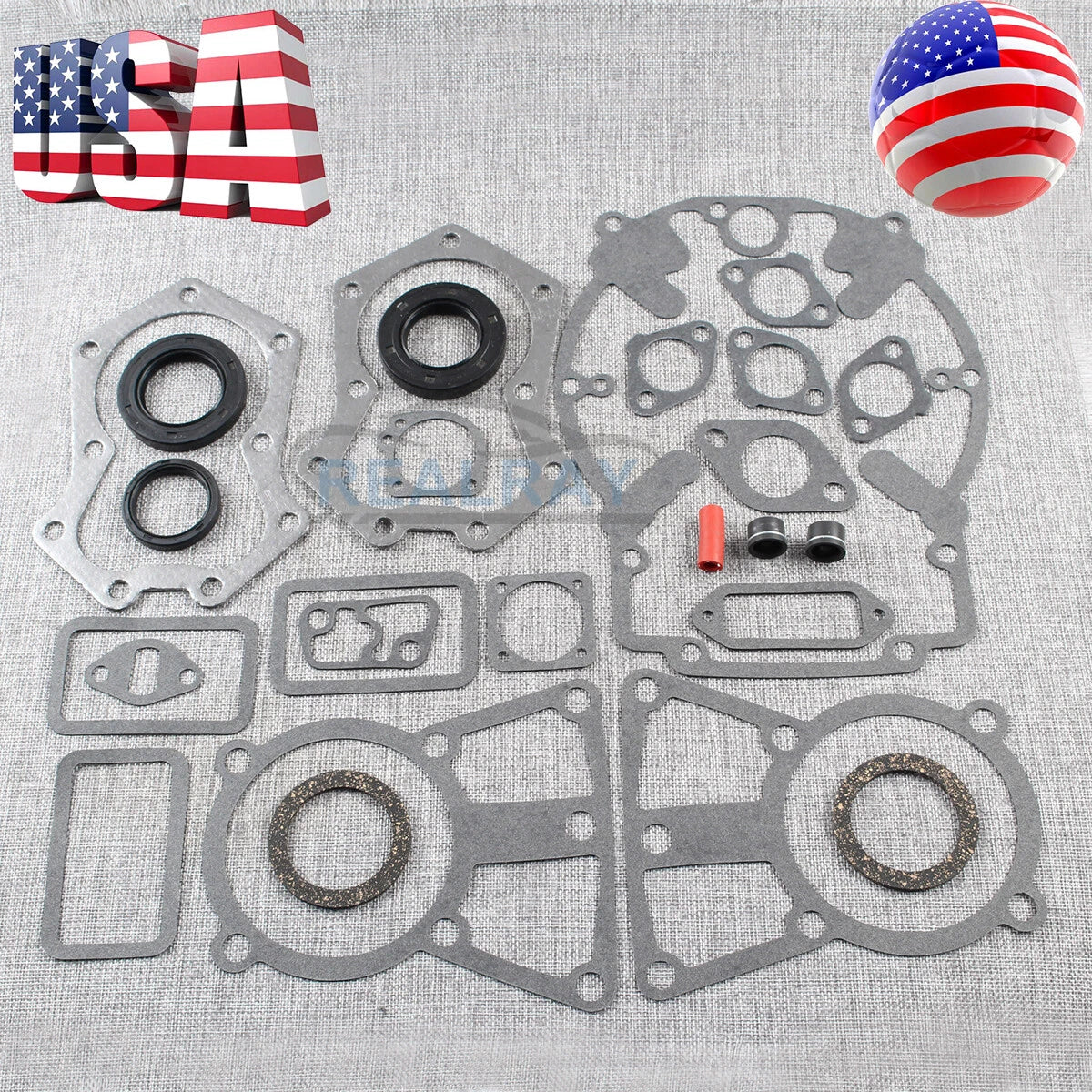 Overhaul Gasket kit Set + Seals for Kohler M18 M20 MV16 MV18 MV20 KT17 KT19 KT21 6B93BC-57
