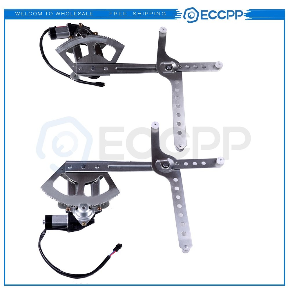 For 1992-1999 Chevrolet Suburban Pair Front Window Regulator with Motor 6B93BC-57