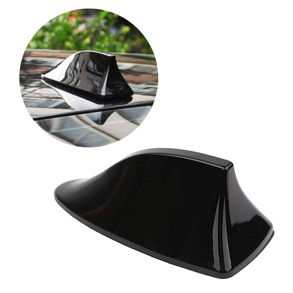 Shark Fin Roof Antenna Car AUTO Aerial FM/AM Radio Signal Universal Gloss EOA 6B93BC-57