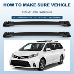 Roof Rack Cross Bars For 2011-2020 Toyota Sienna Luggage Carrier 2PCS 6B93BC-57