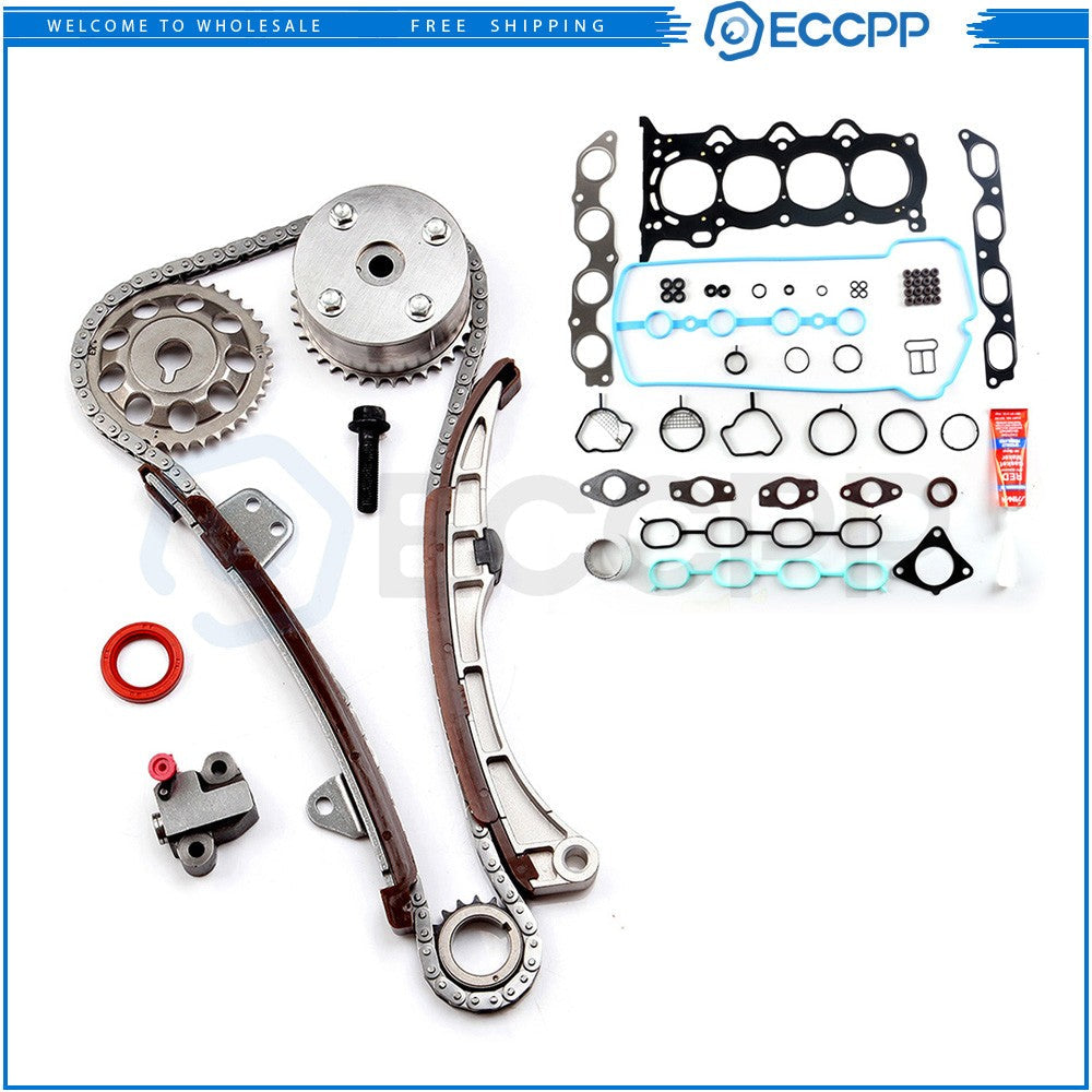 Head Gasket Set Timing Chain Kit For Toyota Yaris 2007-2012 1.5L 6B93BC-57