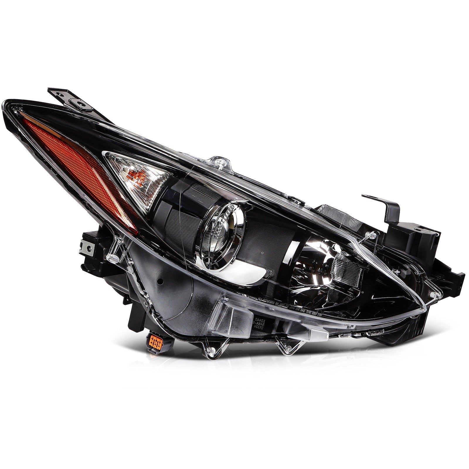 Passenger Side Headlights Assembly For 2014 2015 2016 Mazda 3 w/Projector 6B93BC-57