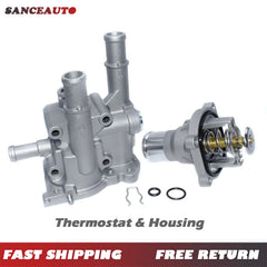 Engine Coolant Thermostat & Housing for 2011-2017 Chevy Cruze Sonic Trax 1.4L 6B93BC-57