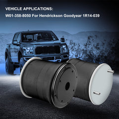 Pair Air Suspension Air Bags W01-358-8050 For Hendrickson Goodyear 1R14-039 6B93BC-57