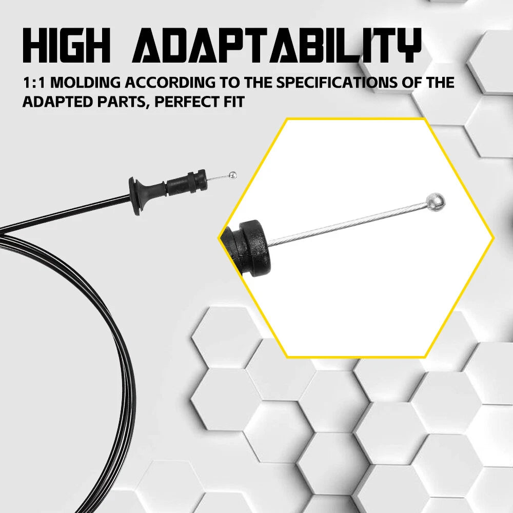Hood Release Cable w/ Handle For 1981-1991 Chevy GMC Pickup Truck SUV BDA49298 A 6B93BC-57
