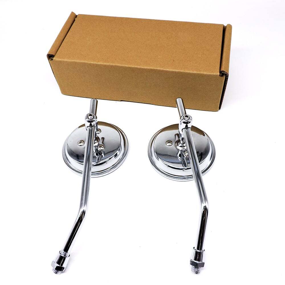 10mm Motorcycle Scooter Chrome Mirrors For Honda CB 350 450 550 600 650 750 900