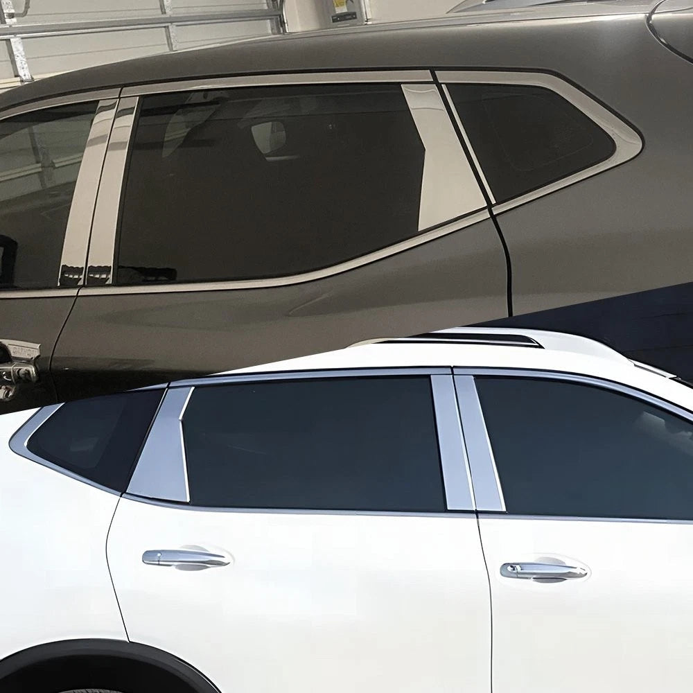6x For 2018-2022 Honda Accord Sedan Chrome Pillar Post Door Trim Accessories EOA 6B93BC-57