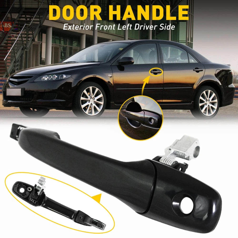 Outer Door Handle with Keyhole Front Driver For Mazda 3 5 6 CX-7 CX-9 RX-8 EOA 6B93BC-57