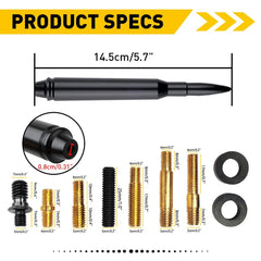 Car Short Bullet Antenna Mast Radio For Jeep Wrangler JK TJ 1997-2021 Ford F150 6B93BC-57