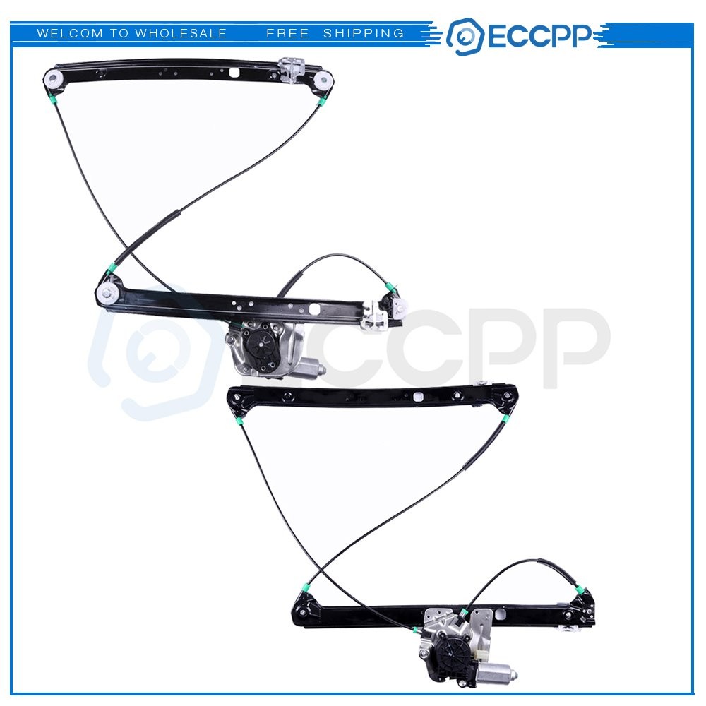 For 2000-2006 BMW X5 Front LH RH Power Window Regulator With Motor 6B93BC-57