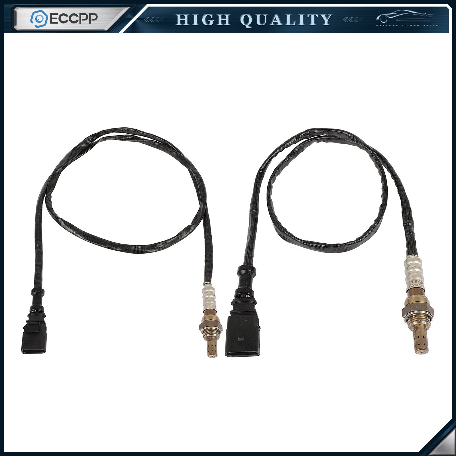 2x Upstream & Downstream/Center O2 Oxygen Sensor for Volkswagen Jetta Golf 2.5L 6B93BC-57