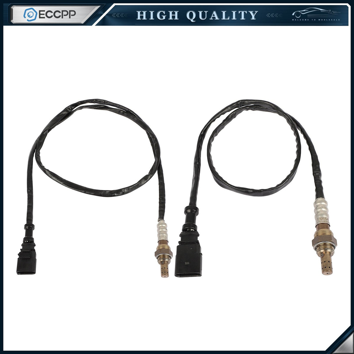 2x Upstream & Downstream/Center O2 Oxygen Sensor for Volkswagen Jetta Golf 2.5L 6B93BC-57