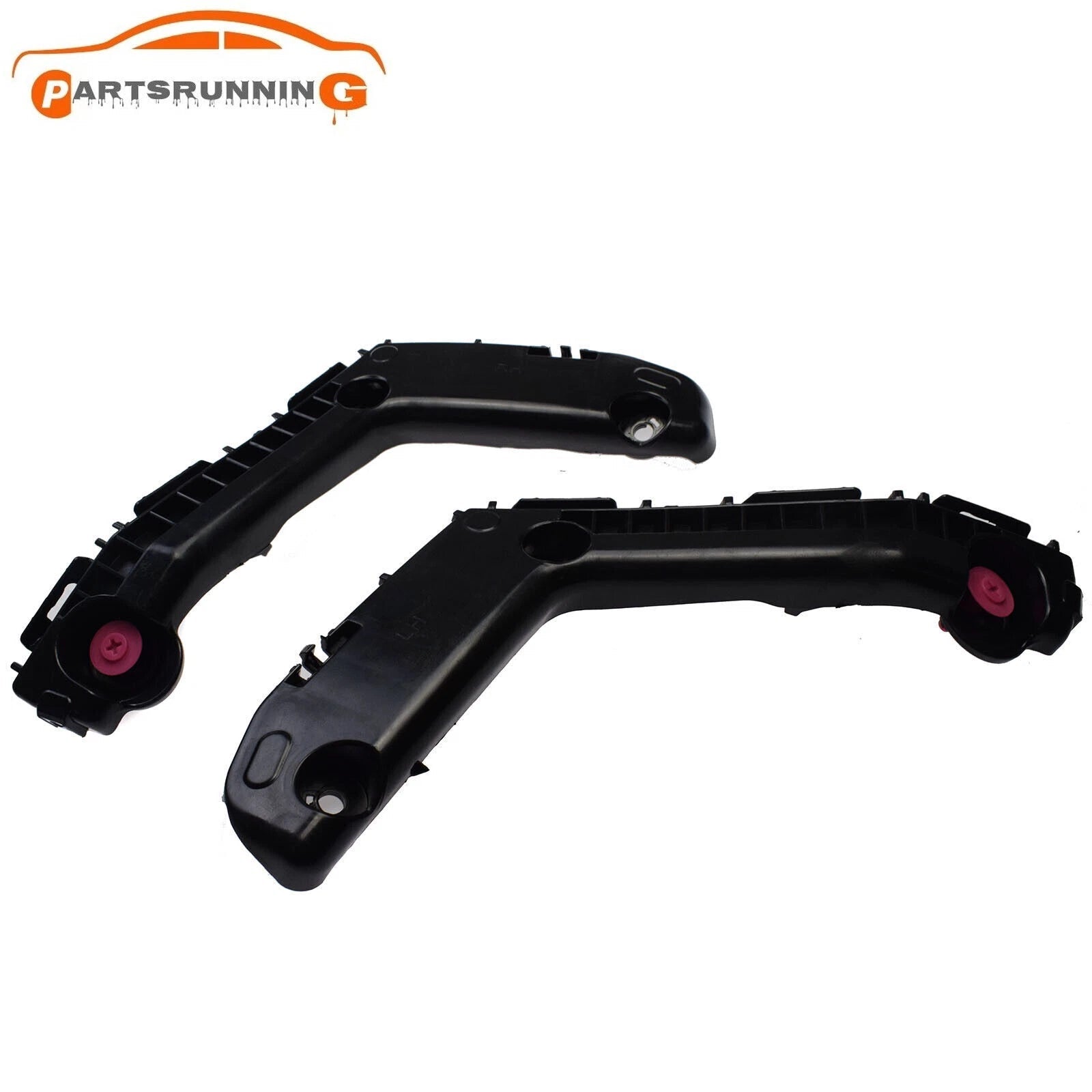 2PCS Front Driver and Passenger Side Bumper Bracket For 2017-2019 Toyota Corolla 6B93BC-57