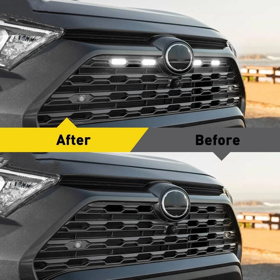 Front Bumper Grille Fog Light Lamp For Toyota RAV4 19-24 LE SE XLE XSE Limited A 6B93BC-57