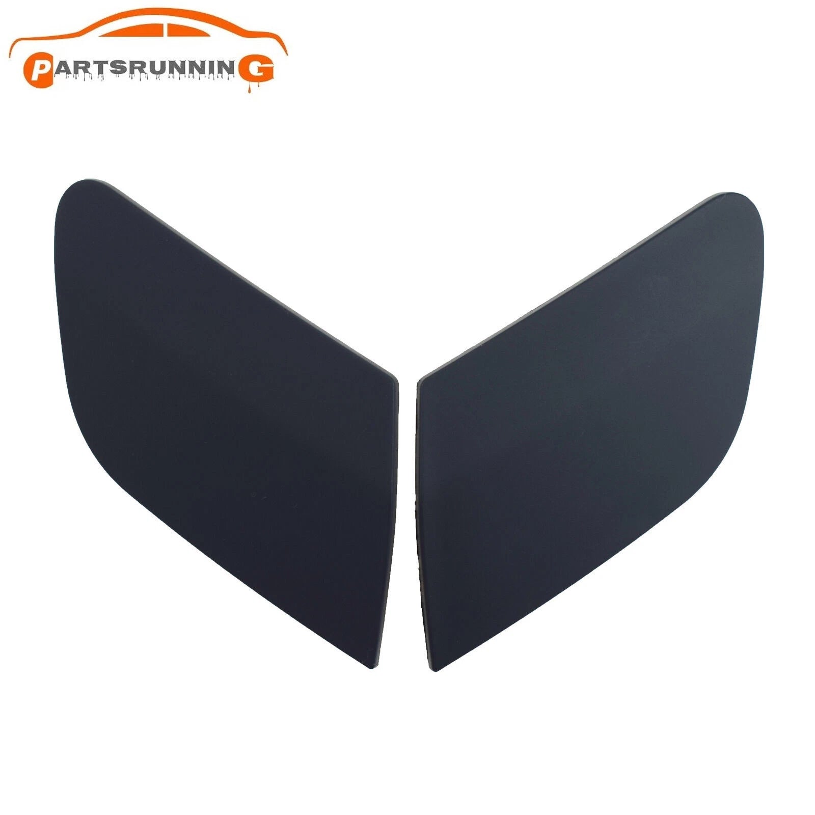 Pair Head Light Headlight Washer Covers For 2005-10 Volkswagen Jetta Rabbit GTI 6B93BC-57