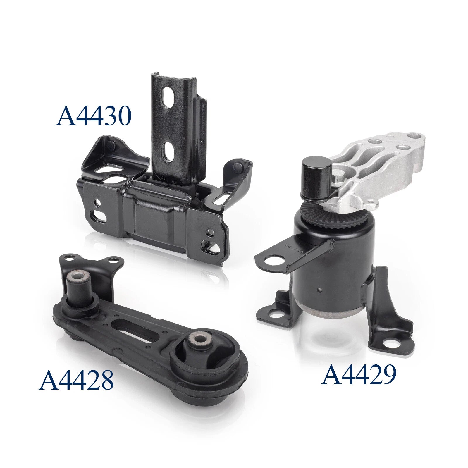 Engine Mount Set compatible with Mazda 2011-2014 2 l4 1.5L 6B93BC-57