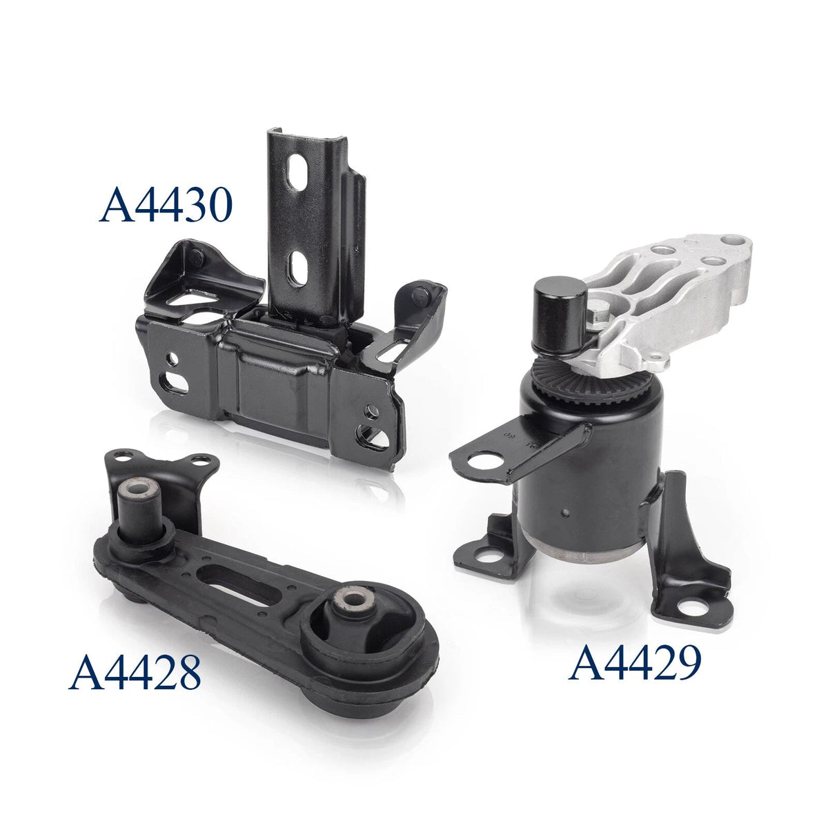 Engine Mount Set compatible with Mazda 2011-2014 2 l4 1.5L 6B93BC-57