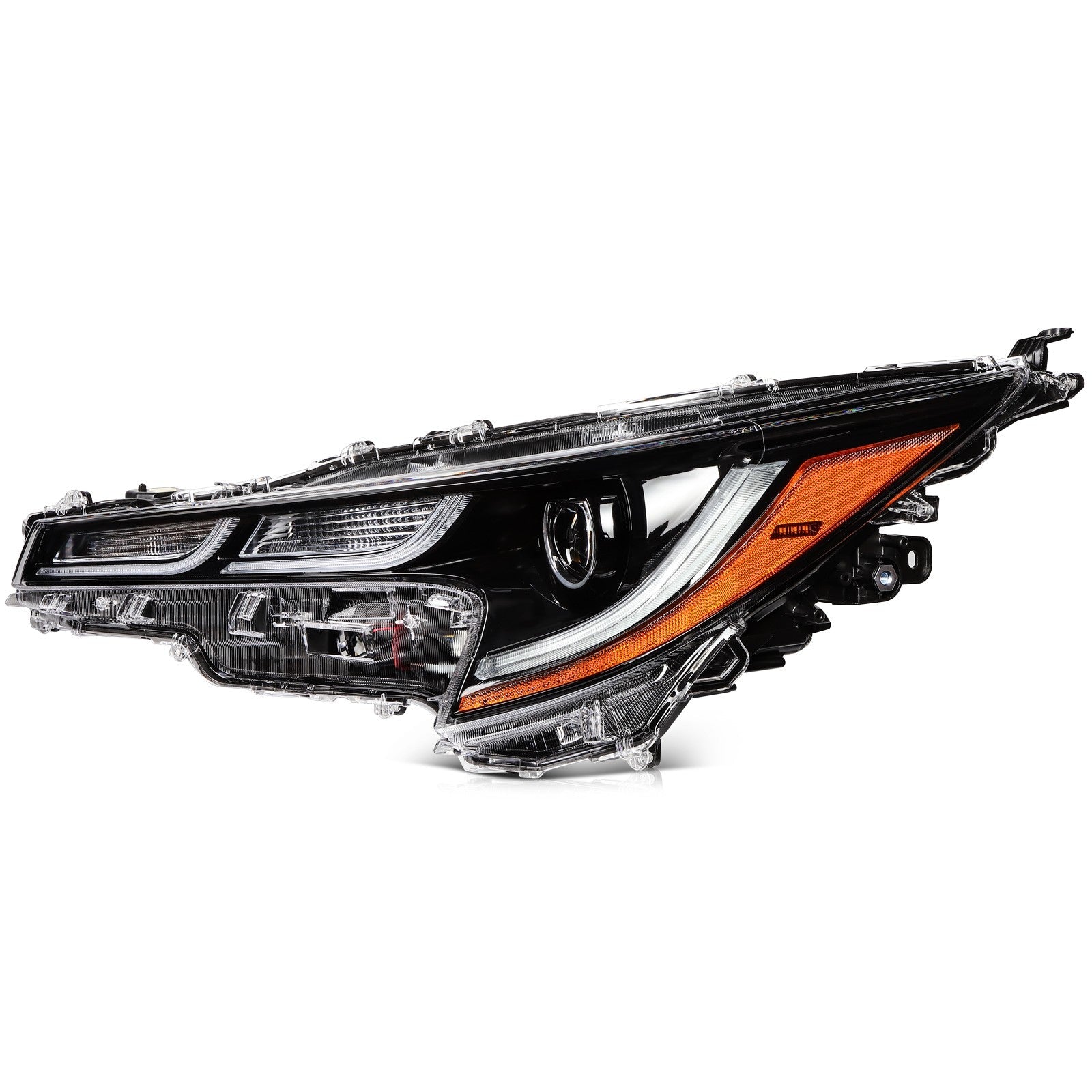 Pair LED Headlights Assembly For 2019-2022 For Corolla SE XLE XSE Black Amber 6B93BC-57