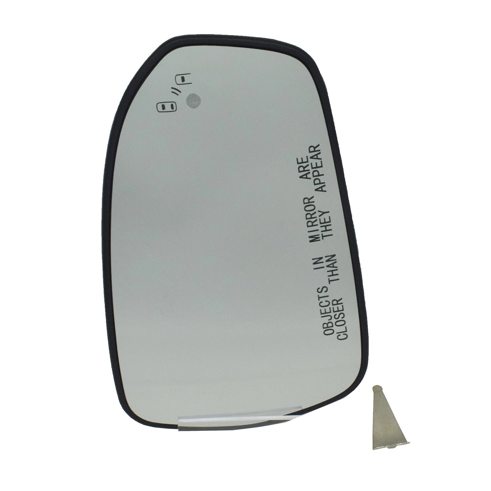 Right Heated Side View Mirror Glass W/ Blind Spot Monitor For Ford Fusion 13-20 6B93BC-57