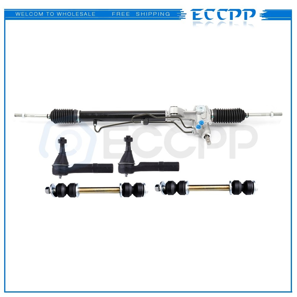 ECCPP 22-1036 Power Steering Rack And Pinion+Lower Ball Joint+Inner+Outer Tierod ECCPP
