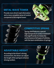 Coilovers Suspension Struts For 2002-2007 Impreza WRX GDA 2003-2008 Forester 6B93BC-57