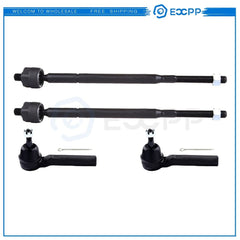 ECCPP Steering Parts Inner + Outer Tie Rod End Fits Chrysler Dodge Volkswagen ECCPP