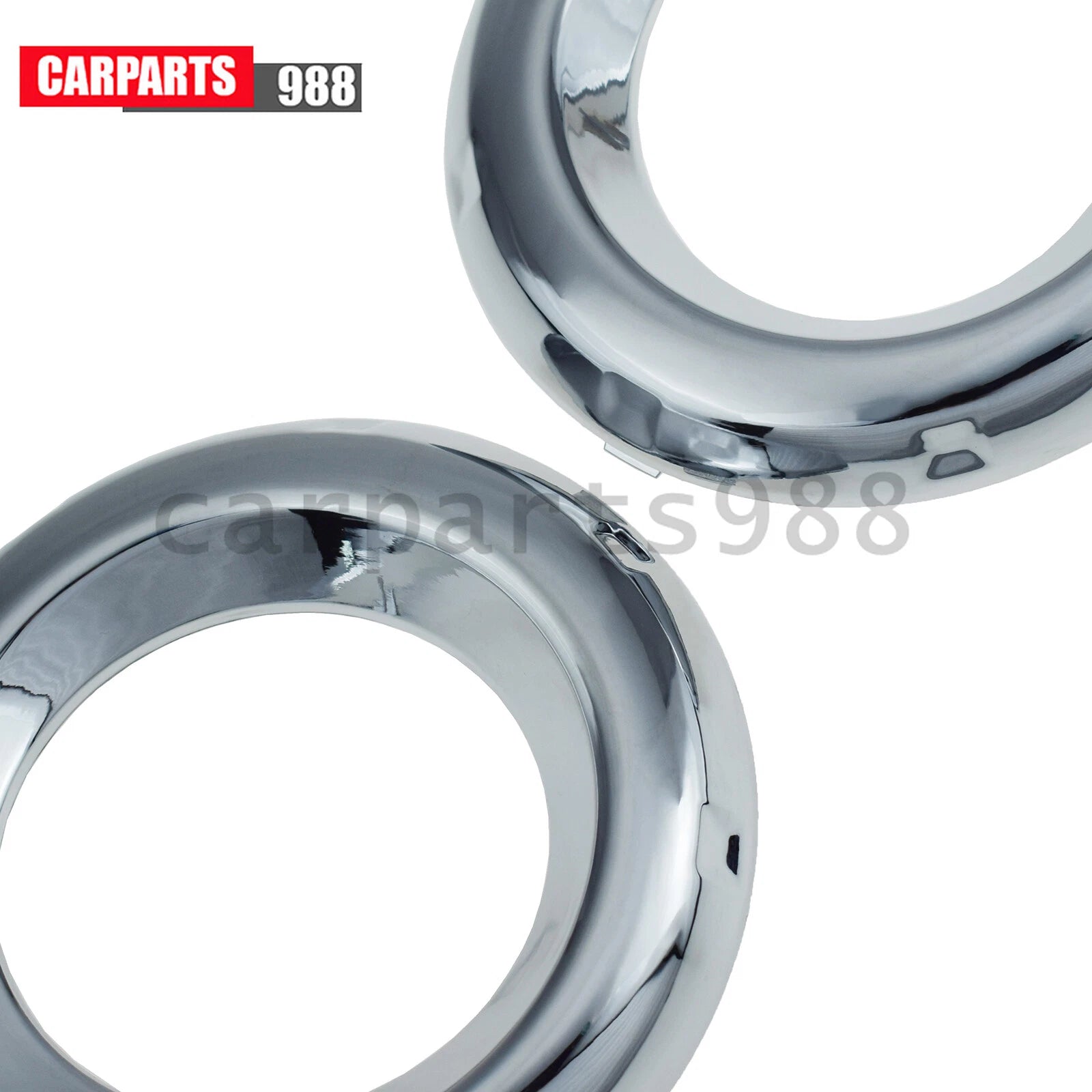 Pair Chrome Fog Light Trim For 2009-2012 Toyota RAV4 521280R030 521270R030 6B93BC-57