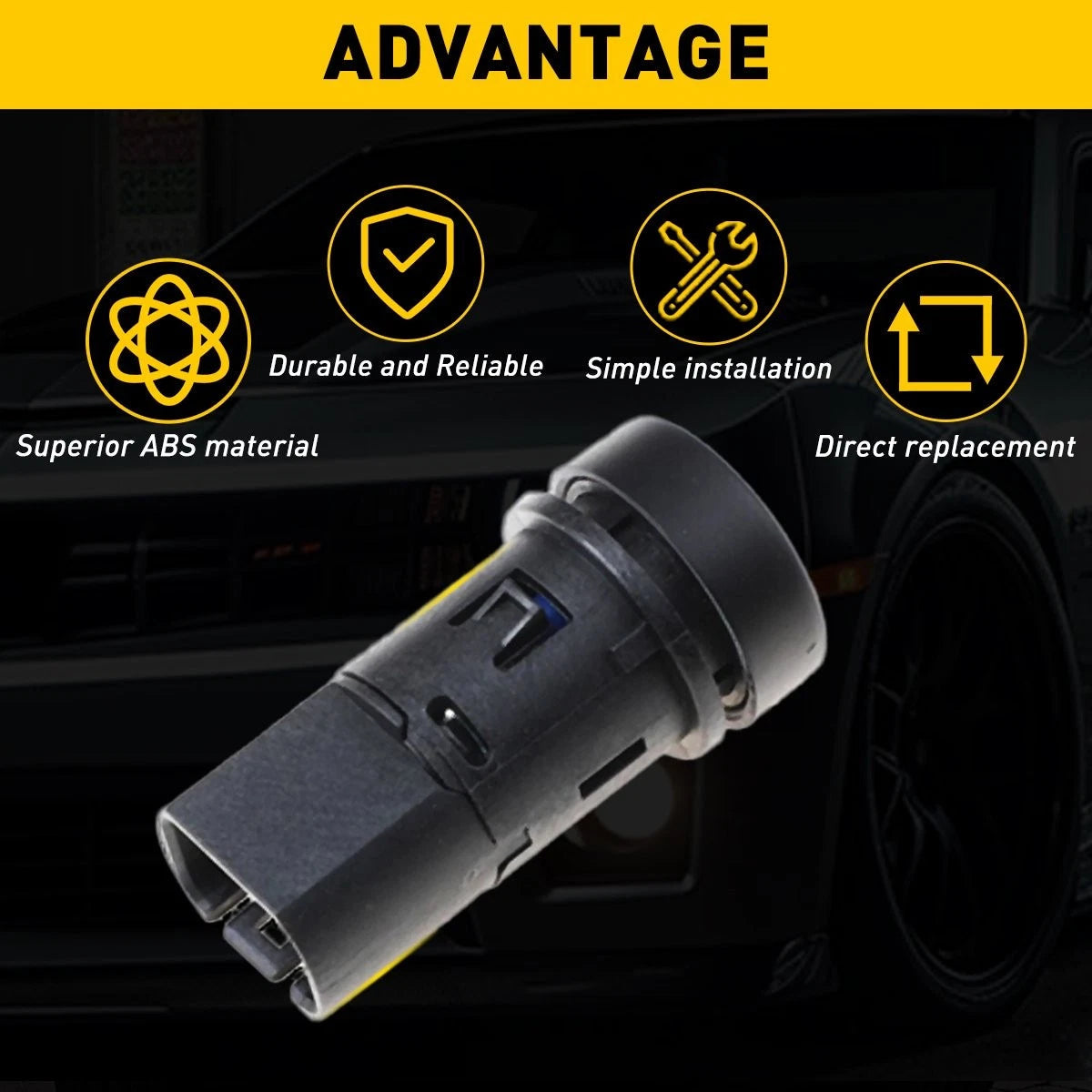 Trunk Release Lock Switch Button for 2010-2015 Chevy Camaro 3.6L 6.2L 7.0L EOA 6B93BC-57