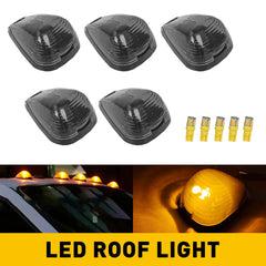 Smoke LED Cab Roof Lights Marker Amber/White For Ford F-250 F-350 Super Duty EOA 6B93BC-57