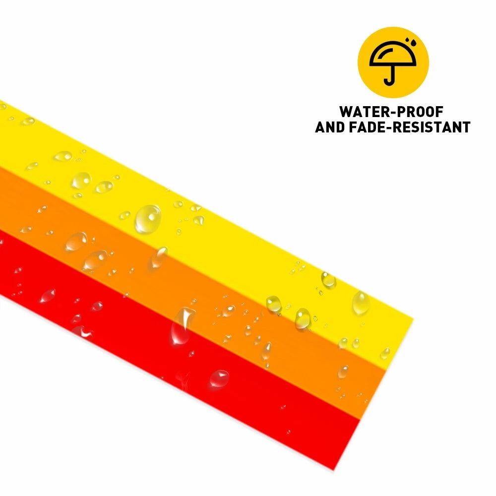 Classic Retro Style Tri-Color Stripe Decal Sticker Side skirt For Toyota/Lexus A 6B93BC-57
