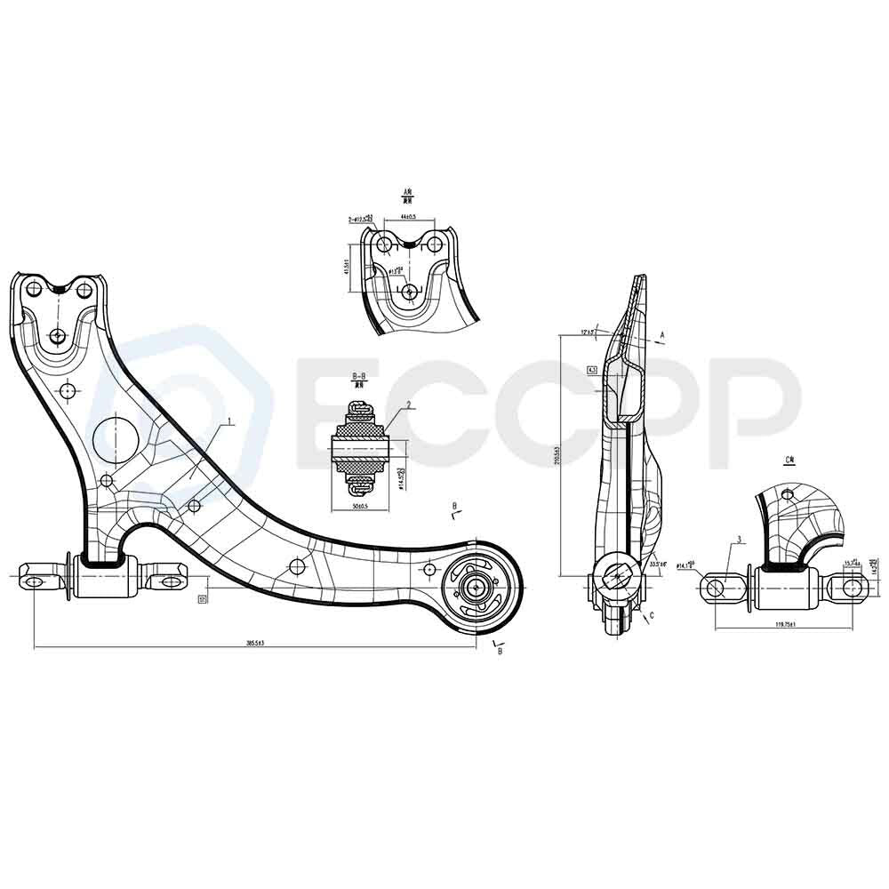 2pcs 1998-2002 2003 2004 Front Lower Control Arms Part Fits Toyota Avalon Solara 6B93BC-57